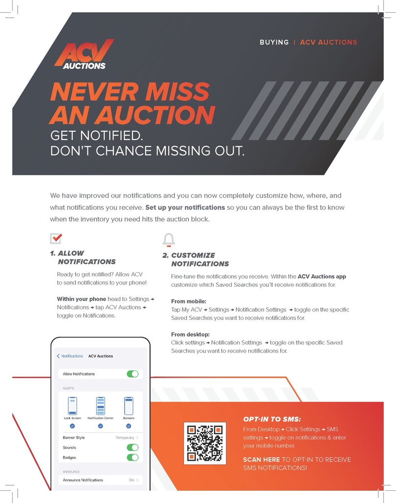 Notifications One-Pager (Pack of 25)